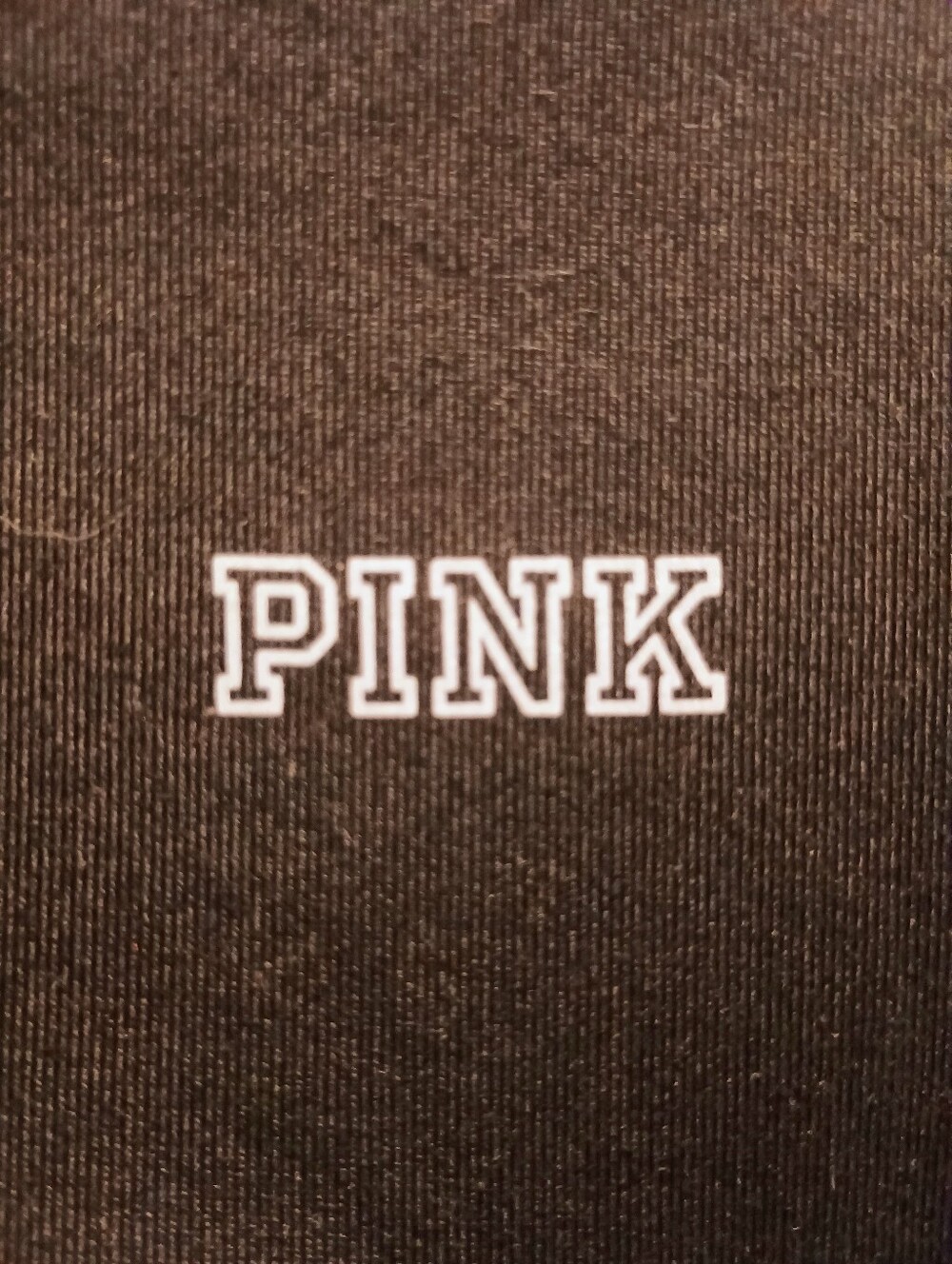 PINK Victoria's Secret Black Leggings With Mesh Accent On Sides